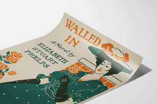 Vintage Roman Poster Walled In by Elizabeth Stuart Phelps