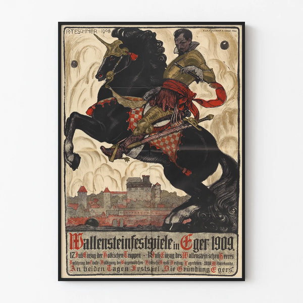 Wallenstein Festival Poster in Eger 1909