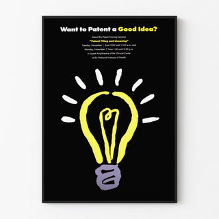 Decorative Poster Light Bulb Innovative Idea