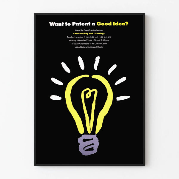 Decorative Poster Light Bulb Innovative Idea