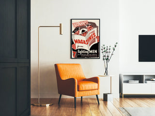 Vintage Poster Wanted Magazines for Our Fighting Men