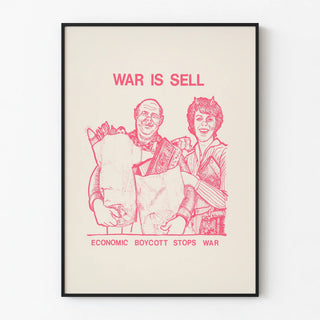 Decorative Poster on War and Economic Boycott