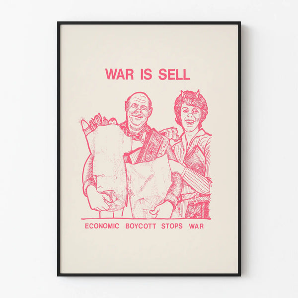Decorative Poster on War and Economic Boycott