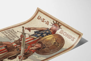 Vintage Poster U.S.A Bonds - Boy Scouts Campaign for Freedom