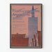 Vintage exhibition poster of 1897 in Hannover