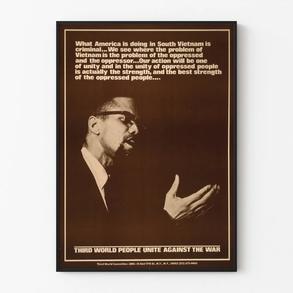 Vietnam War Protest Poster - Committed Declaration