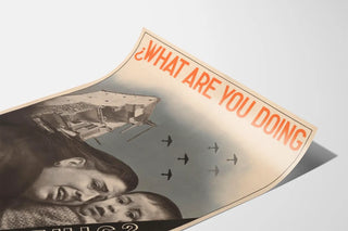 Madrid Propaganda Poster - Prevention of Aerial Violence