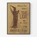 Vintage poster The Lark - Mother and child illustration
