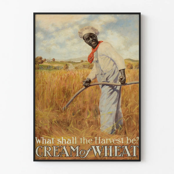 Vintage poster Cream of Wheat - Harvest cereal illustration