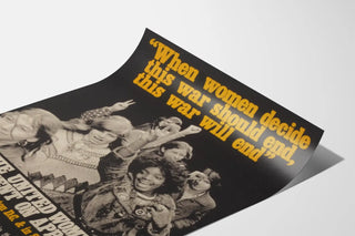 Poster of Women's Peace Rally - Peace Activist Wall Decoration