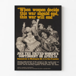 Poster of Women's Peace Rally - Peace Activist Wall Decoration