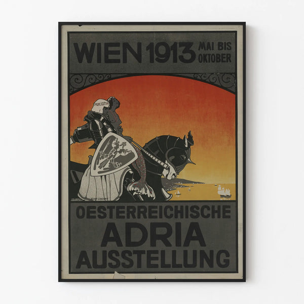 Vintage Exhibition Poster Adria 1913