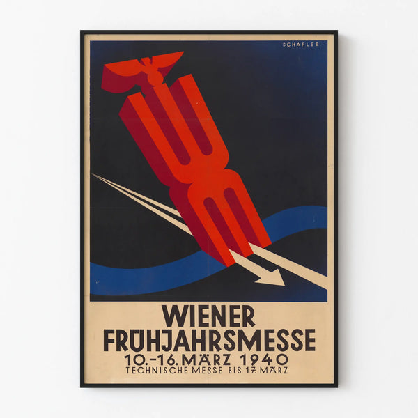 Vintage Poster Wiener Frühjahrsmesse 1940 Wall Decoration