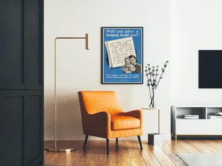 Vintage Poster Support and Solidarity with Baby