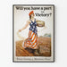 Vintage American poster - Will you have a part in Victory?