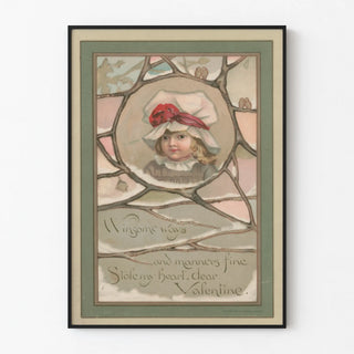 Vintage Valentine Poster: Charming Ways & Manners