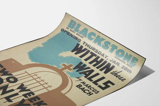 Vintage Theater Poster Within These Walls