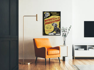 Vintage Poster of Witness for the Prosecution by Agatha Christie
