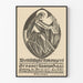 Vintage charity concert poster in Art Deco style