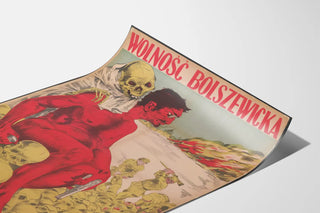 Polish propaganda poster 'Bolshevik Freedom' 1920