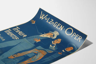 Vintage Poster Wolzogen Opera Thalia Theater