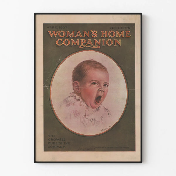 Vintage Poster Woman's Home Companion April 1907