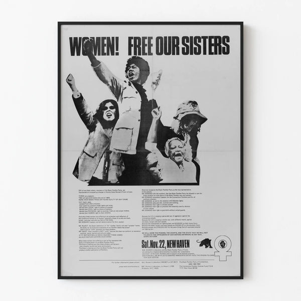 Feminist Poster Women! Free Our Sisters – Vintage Feminist Poster