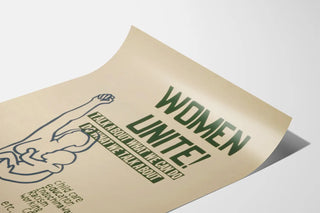 Poster Women Unite - Declaration for Women's Unity and Social Rights