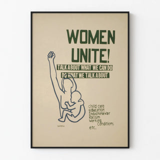 Poster Women Unite - Declaration for Women's Unity and Social Rights