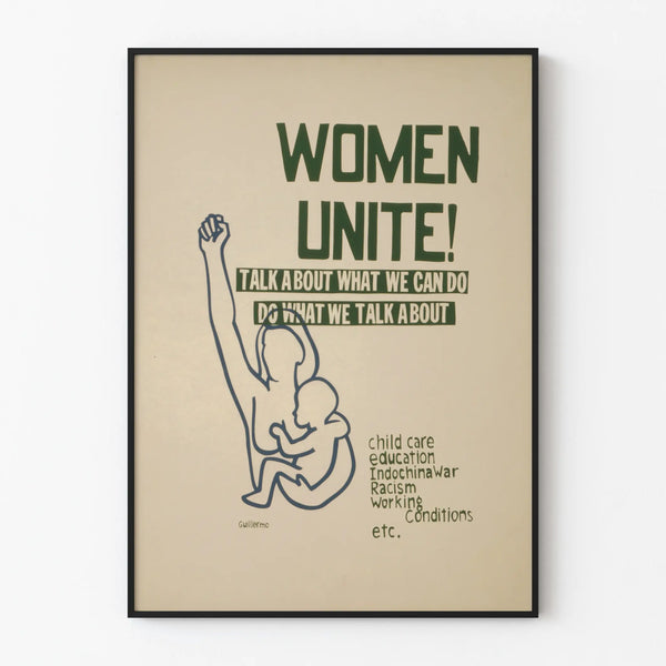 Poster Women Unite - Declaration for Women's Unity and Social Rights