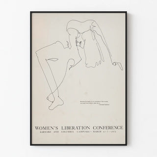 Minimalist Poster Women's Liberation Conference 1971