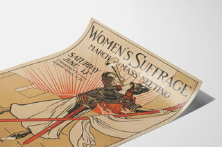Vintage Poster Women's Suffrage - March and Feminist Gathering