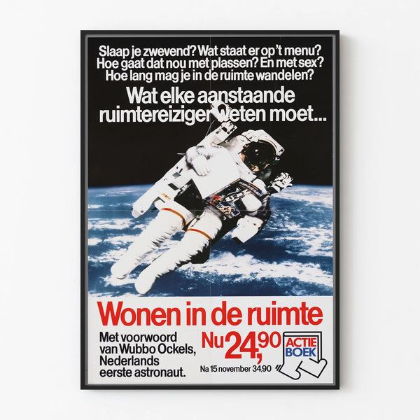 Astronaut Lecture Poster - Space Wall Decoration