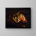 Saint Sebastian cared for by Saint Irene - Georges de La Tour Workshop — framed artwork on a wall