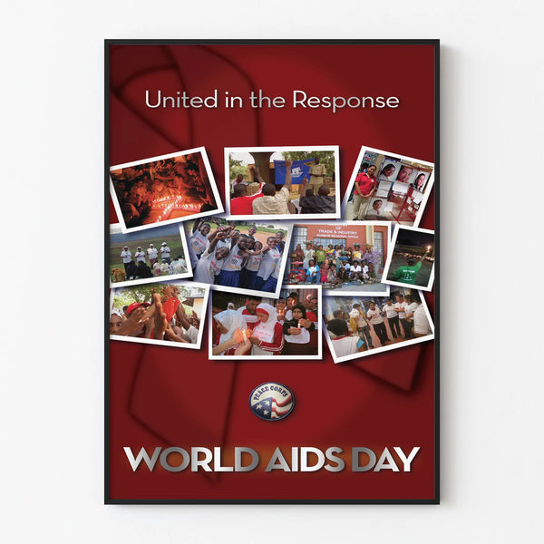 Wall Poster World Aids Day 2008 - Awareness and Solidarity