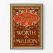 Vintage Poster for Worth A Million Theater by Wm.H. Crane