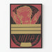 Vintage WPA poster of a woman with flowers and wheat