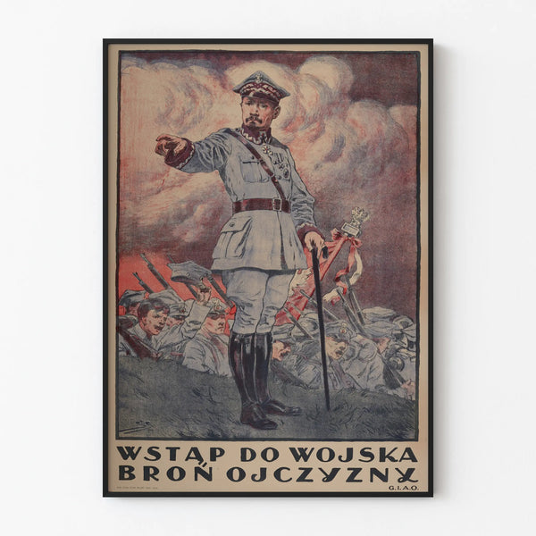 Polish military recruitment poster - Defend the homeland