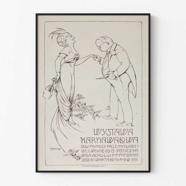 Vintage Poster Wystawa Karnalowa - Elegant Wall Decoration