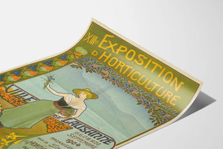 Vintage Poster for the Horticultural Exhibition Lausanne 1904