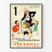 Vintage educational poster - There is only a hair on Mathieu's head