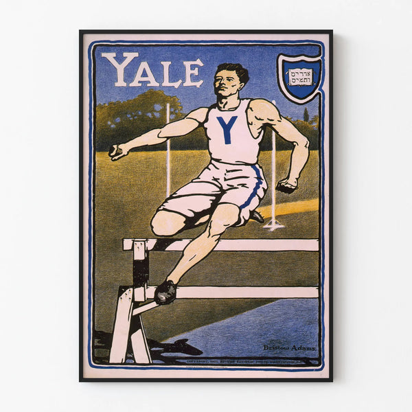 Vintage Yale Steeplechase Poster - Sports Wall Decoration