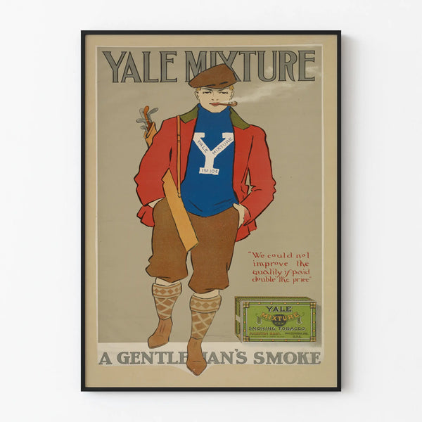 Vintage Yale Mixture poster elegant wall decoration