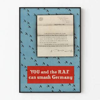 Vintage Poster You and the R.A.F. Can Smash Germany - Military Propaganda Poster