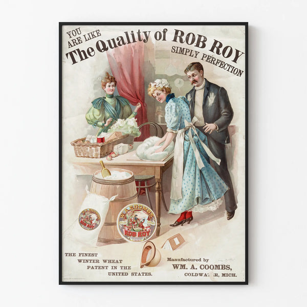Vintage Advertising Poster Rob Roy W.A. Coombs