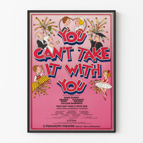 Vintage decorative poster You Can't Take It With You