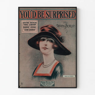 Vintage Poster You'd Be Surprised by Irving Berlin