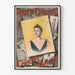 Vintage poster of Yvette Guilbert Parisian concert