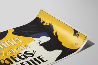 Vintage propaganda poster for 51⁄2% Third War Bond — artwork view