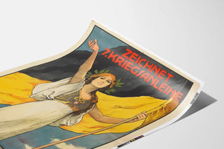 Vintage War Poster 7th War Loan of Austria